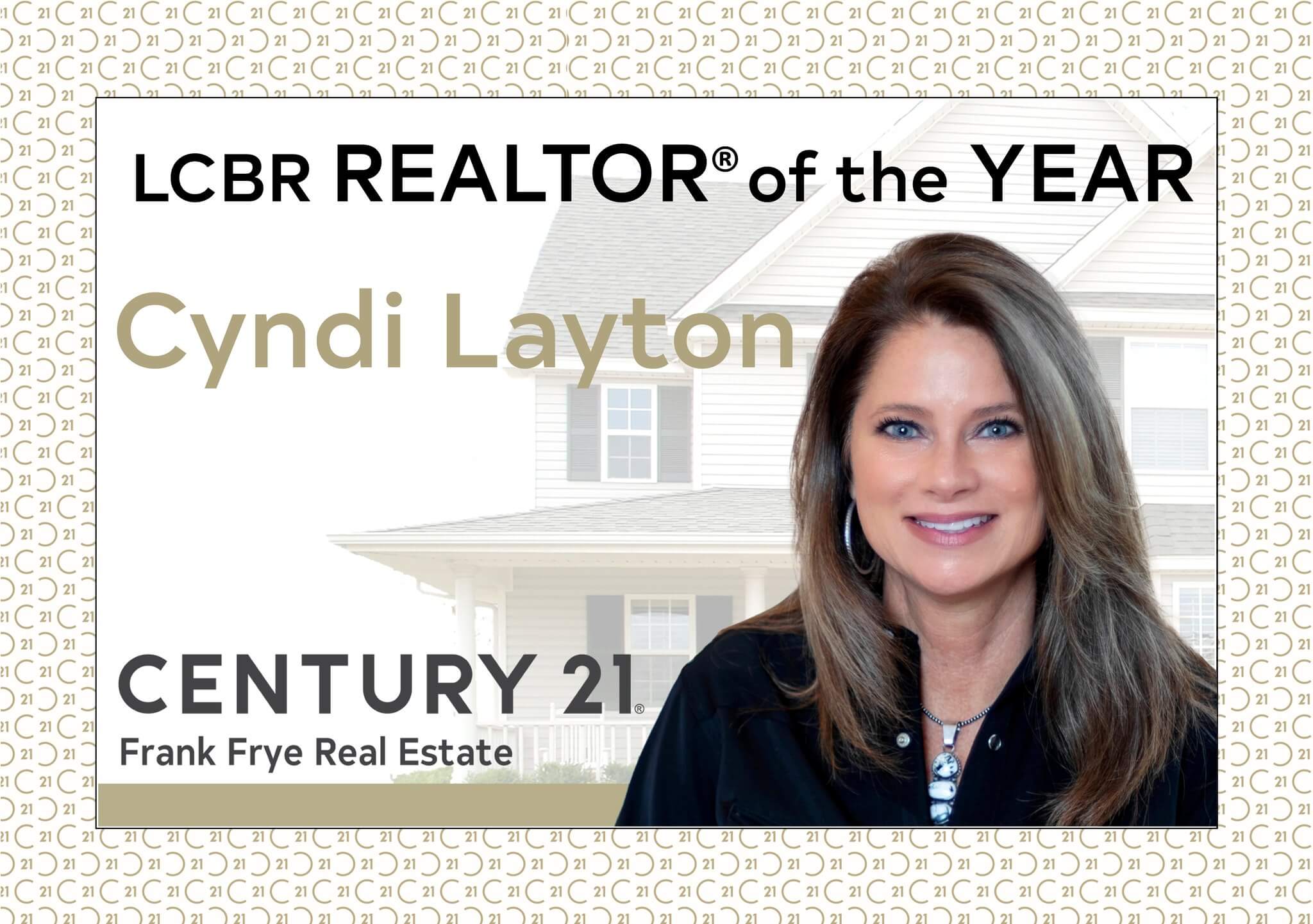 Cyndi Layton realtor of the year award